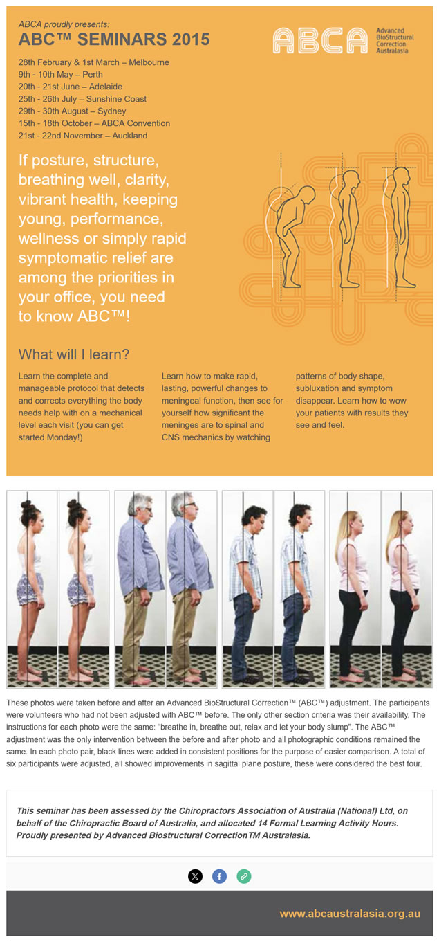 "ABCA Seminar Notice" MailChimp Template Design